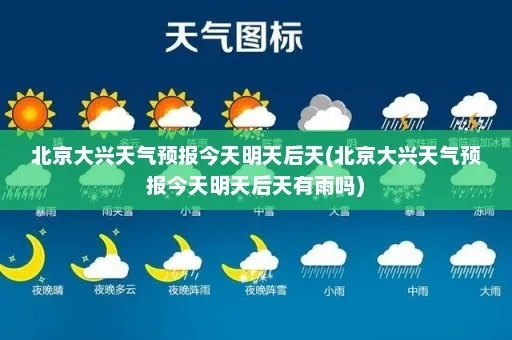 大兴天气预报，守护城市生活的晴雨表