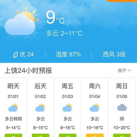 上饶30天天气预报查询 V9.42.3