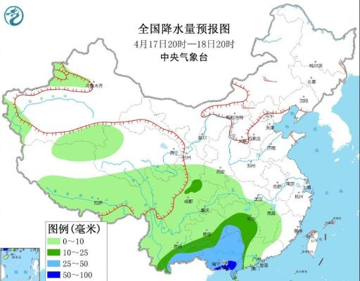 未来三天全国雨雪分布一览，从预报图看降水趋势